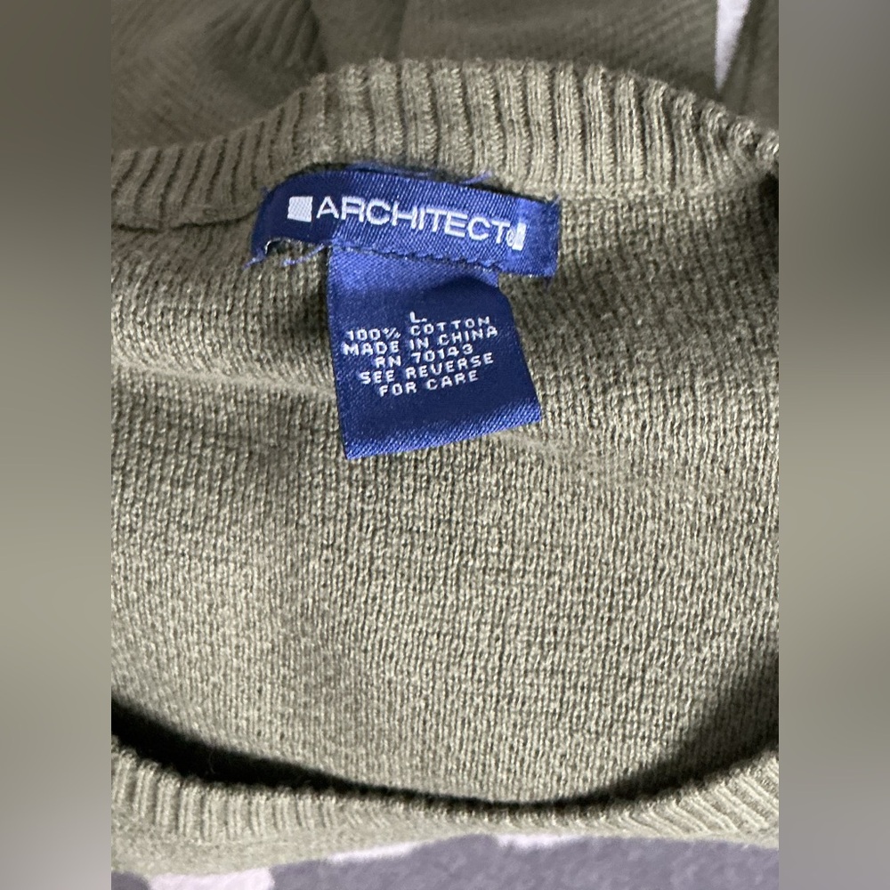 3/$20 Architect Olive Green Women's Sweater - Picture 5 of 12